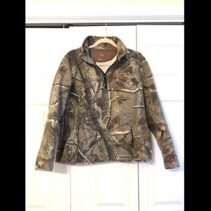 Camo Quarter ZIP Sweatshirt